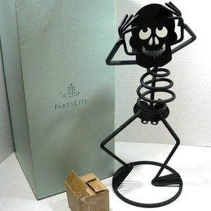 Mr. Bones Tea Light Candle Holder